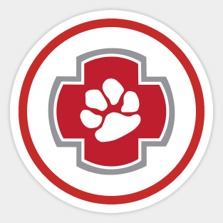 Pet Medical Cross Sticker